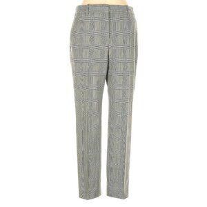 NWT Theory Treeca in Black New Tailor Glen Plaid Stretch Wool Tapered Pant 0